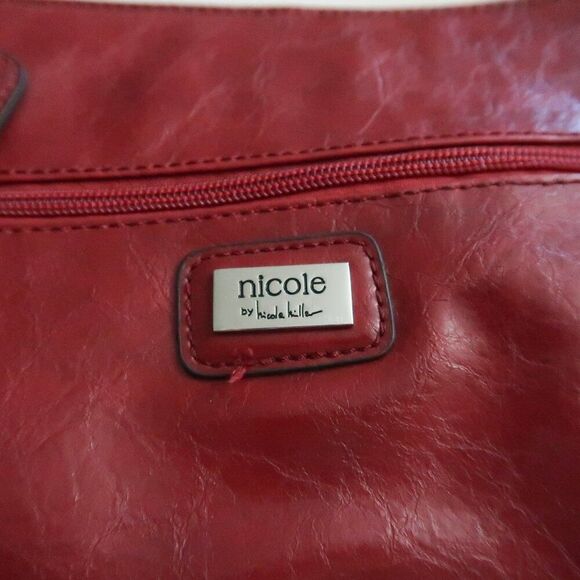 Nicole Miller Red Handbag - Picture 3 of 10